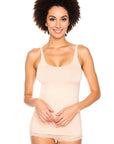 Only Hearts Skinny Neck Tank Color: White, Black, Creme, Barely Pink, Denim, Burnt Brown, Mint Green, Blue Mist Size: S, M, L at Petticoat Lane Greenwich, CT