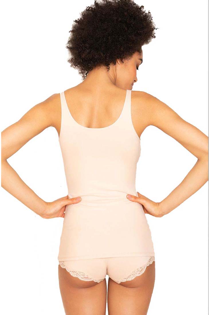 Only Hearts Skinny Neck Tank Color: White, Black, Creme, Barely Pink, Denim, Burnt Brown, Mint Green, Blue Mist Size: S, M, L at Petticoat Lane Greenwich, CT