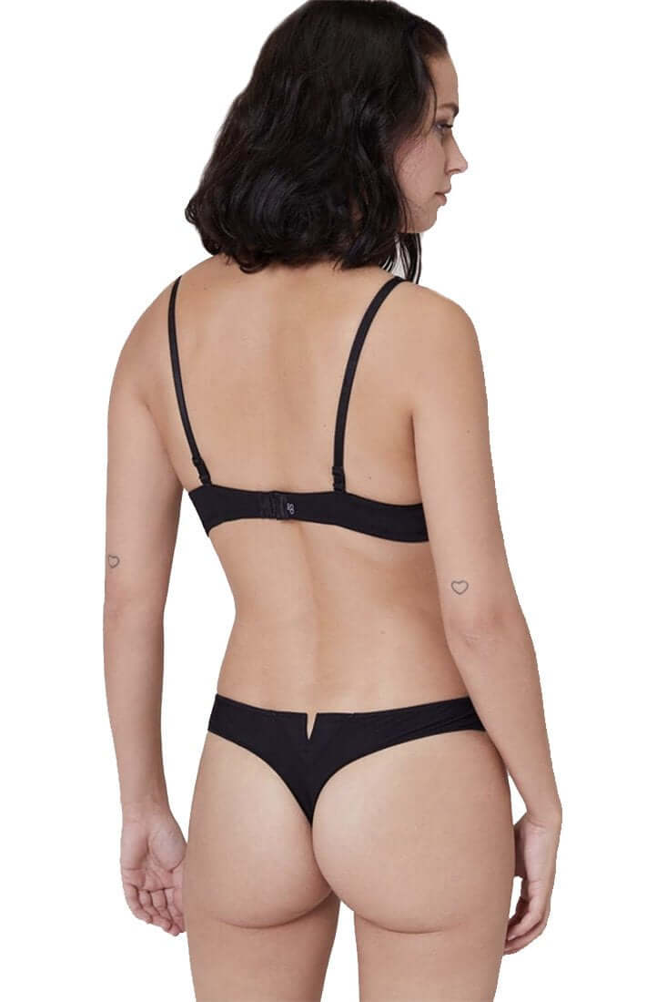 Simone Perele Saga Thong Color: Black, White, Infinity Blue Size: XS, S, M, L at Petticoat Lane  Greenwich, CT