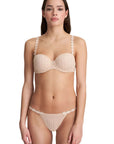 Marie Jo Avero Balcony Bra Color: Caffe Latte, Black, White Size: 30D, 30DD/E, 32B, 32C, 32D, 32DD/E, 32DDD/F, 34A, 34B, 34C, 34D, 34DD/E, 34DDD/F, 36A, 36B, 36C, 36D, 36DD/E, 36DDD/F, 38A, 38B, 38C, 38D, 38F, 30E at Petticoat Lane Greenwich, CT