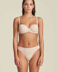 Marie Jo Avero Thong Color: Caffe Latte Size: XS at Petticoat Lane Greenwich, CT