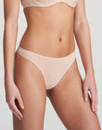 Marie Jo Tom Thong Color: Caffe Latte Size: S at Petticoat Lane Greenwich, CT