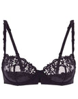 Simone Perele Saga Demi Cup Color: White, Black Size: 32B, 32C, 32D, 32E, 34B, 34C, 34D, 34E, 36B, 36C, 36D, 36E, 38B, 38C, 38D, 32F, 34F at Petticoat Lane Greenwich, CT