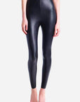Commando Perfect Control Faux Leather Leggings Color: Black Size: XS at Petticoat Lane Greenwich, CT