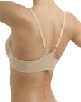 Wacoal Racerback Front Closure Bra Color: Nude, Black Size: 32C, 32D, 32DD/E, 34B, 34C, 34D, 34DD/E, 36B, 36C, 36D, 36DD/E, 38B, 38C, 38D, 38DD/E at Petticoat Lane Greenwich, CT