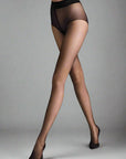 Wolford Pure 10 Tights Color: Black Size: XS at Petticoat Lane Greenwich, CT