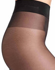 Wolford Satin Touch 20 in Black detail view