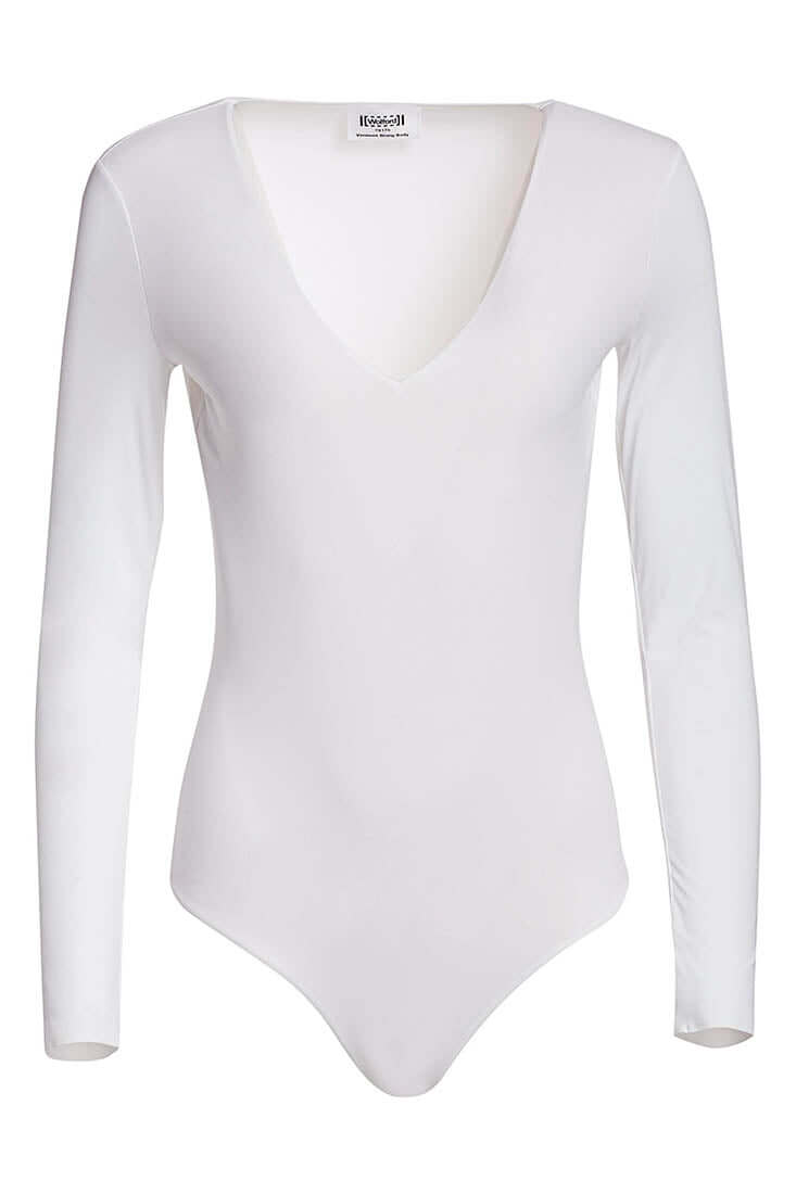 White String Bodysuit by Wolford on Sale