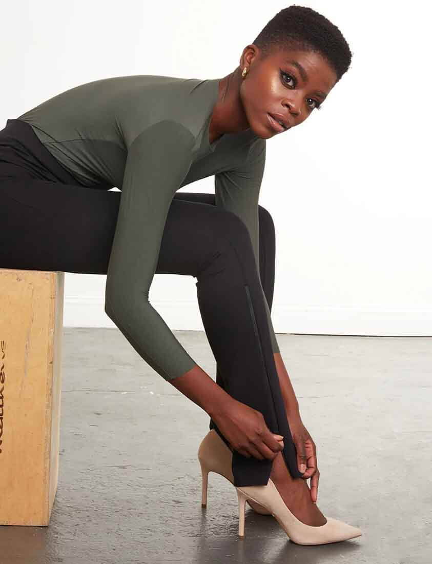 Neoprene Side-Zip Pant