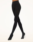 Wolford Velvet 66 Leg Support Tights in Black