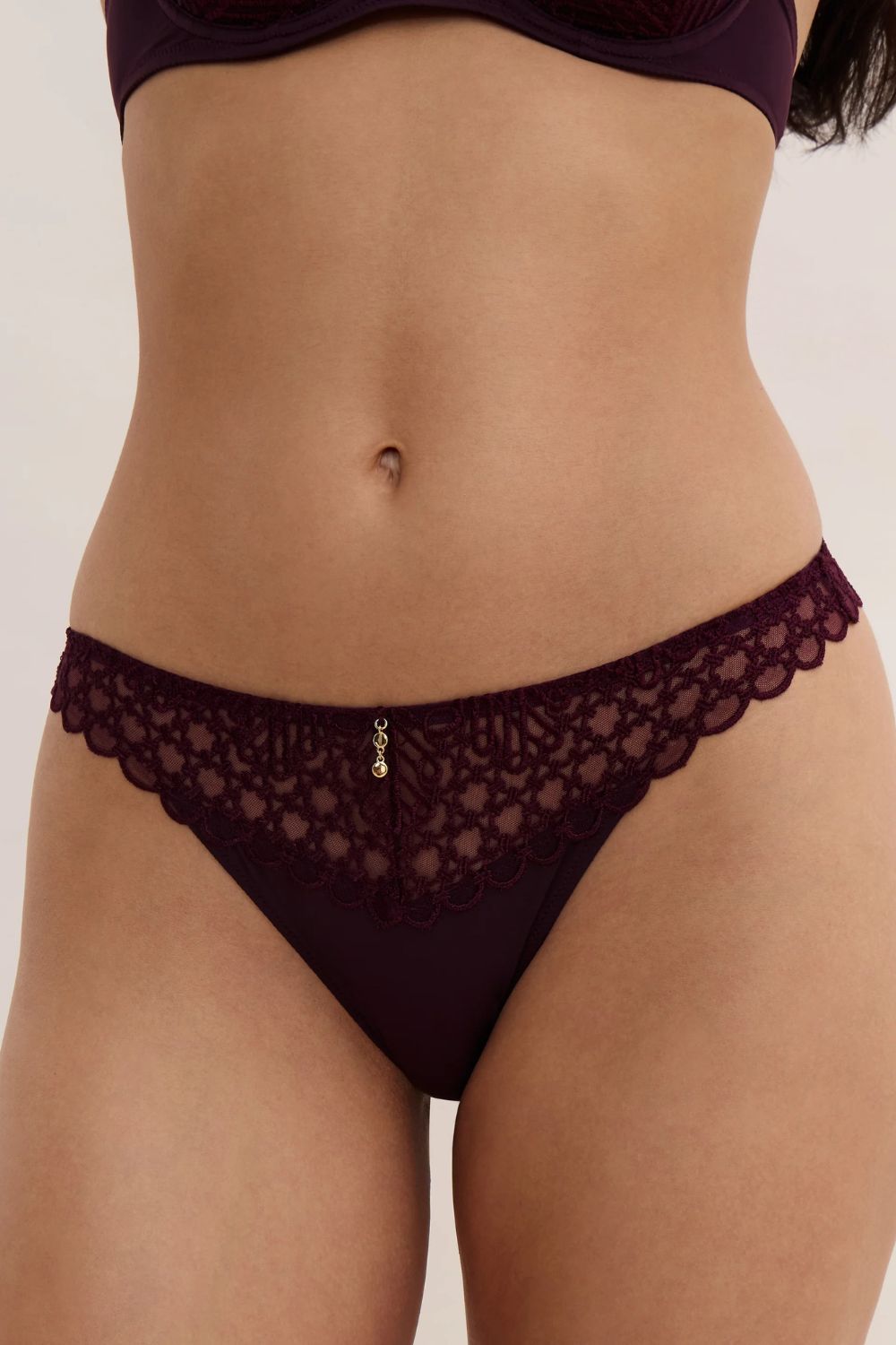 Eloge Du Desir Tanga Thong in Deep Berry