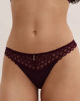 Eloge Du Desir Tanga Thong in Deep Berry