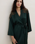 Midnight Whisper Kimono in Whisper Green