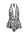 Untie Me Playsuit in Black