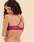 Passion Half-Cup Support Bra in Rose Desir