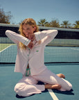 Striped Paddle Tennis Long Pajama Set