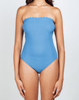 Ines Bandeau with Shelf Bra in Mystic