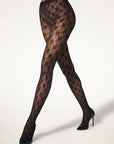 Rose Net Tights