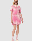 Joseff Gingham Skirt