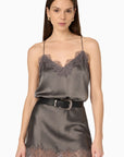 Racer Camisole in Gunmetal