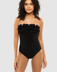 Tess Bandeau One Piece in Black