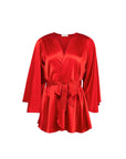 Angel Sleeve Robe in Rouge