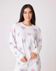 Peace and Love Long PJ Set