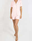 Jolene Short PJ Set in Tickled Pink