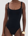 Sadie Silent Underwire One-Piece in Black