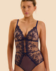 Passion Bodysuit in Midnight