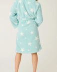 Let's Get Cozy Robe in Light Mint