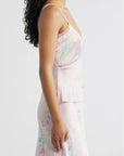 Lirena Top in Rosy Trellis