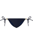 Navy Triangle Rope Bikini Top and Triangle Bottom Set