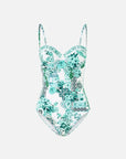 Underwire Molded Cup One Piece Swimsuit in Balearic Bebe