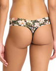 Dark Room Blooms Low Rise Thong