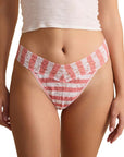 Beach Stripe Low Rise Thong