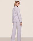 Gisele Long PJ Set in Thistle/Ivory