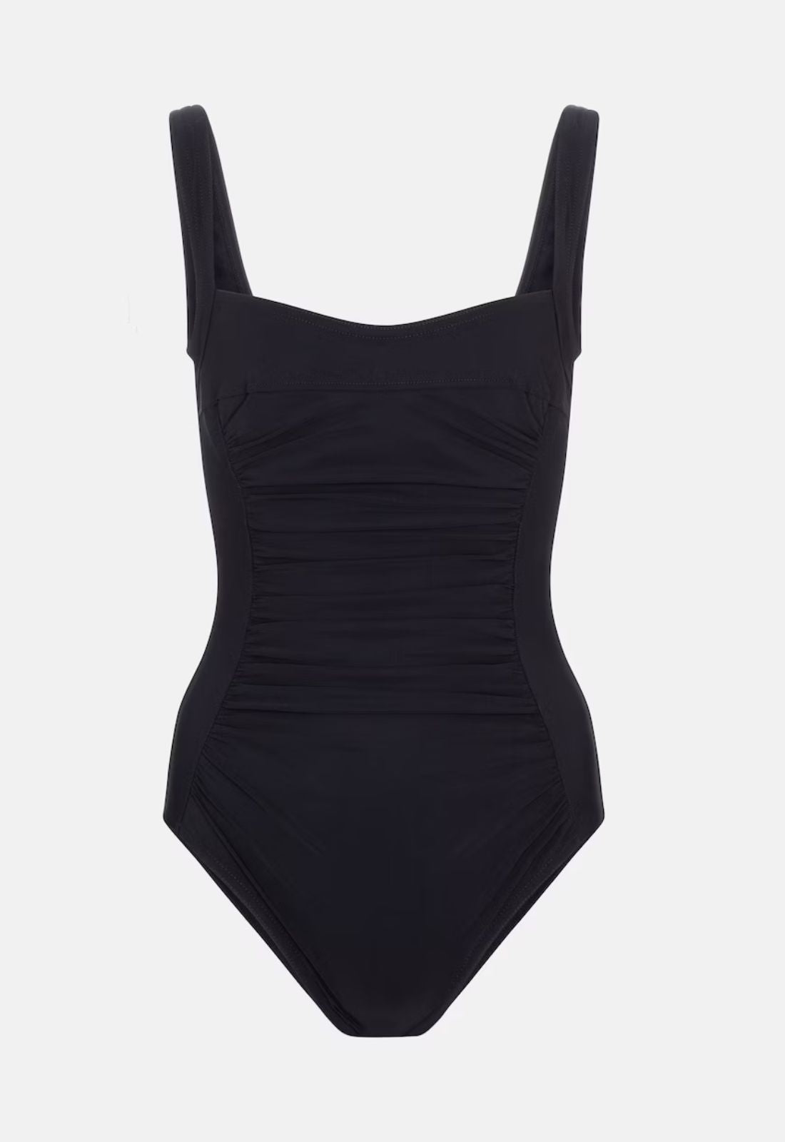 Basics Square Neck One-Piece in Black