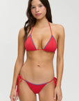 Elena Top and Mini Bottom Bikini Set