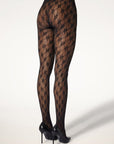 Rose Net Tights