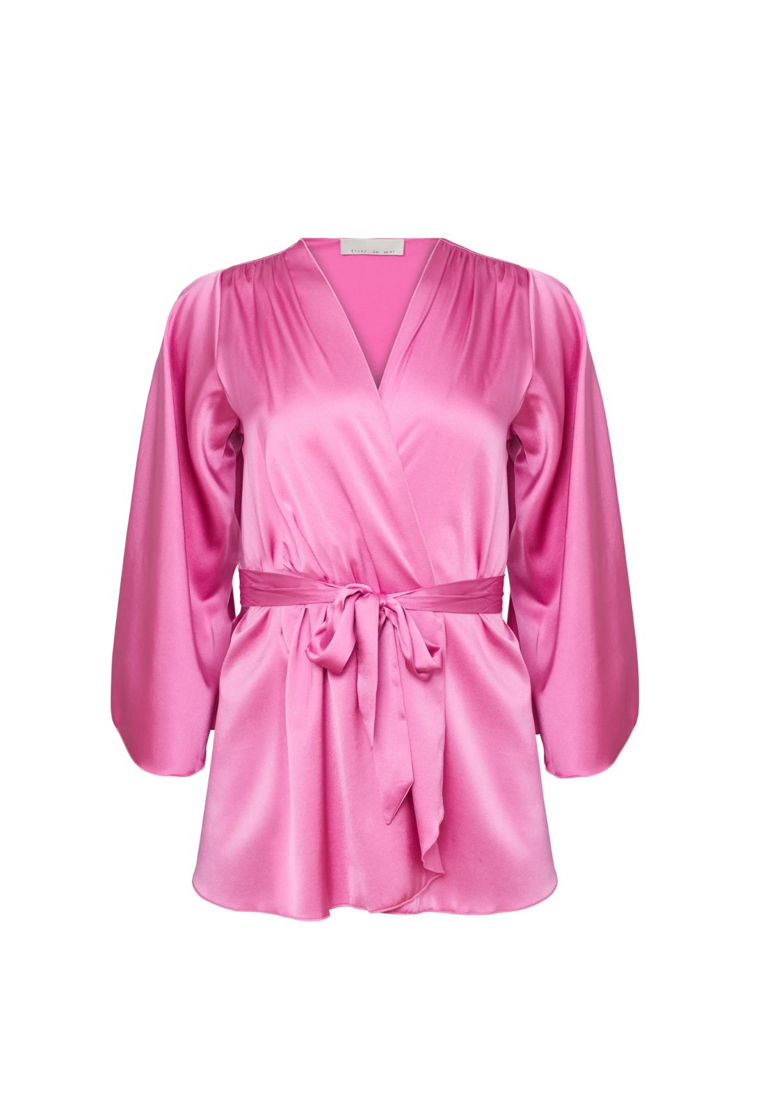 Angel Sleeve Robe in Pink Desire