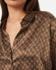 Veronique Blouse in Chicory Mosaic