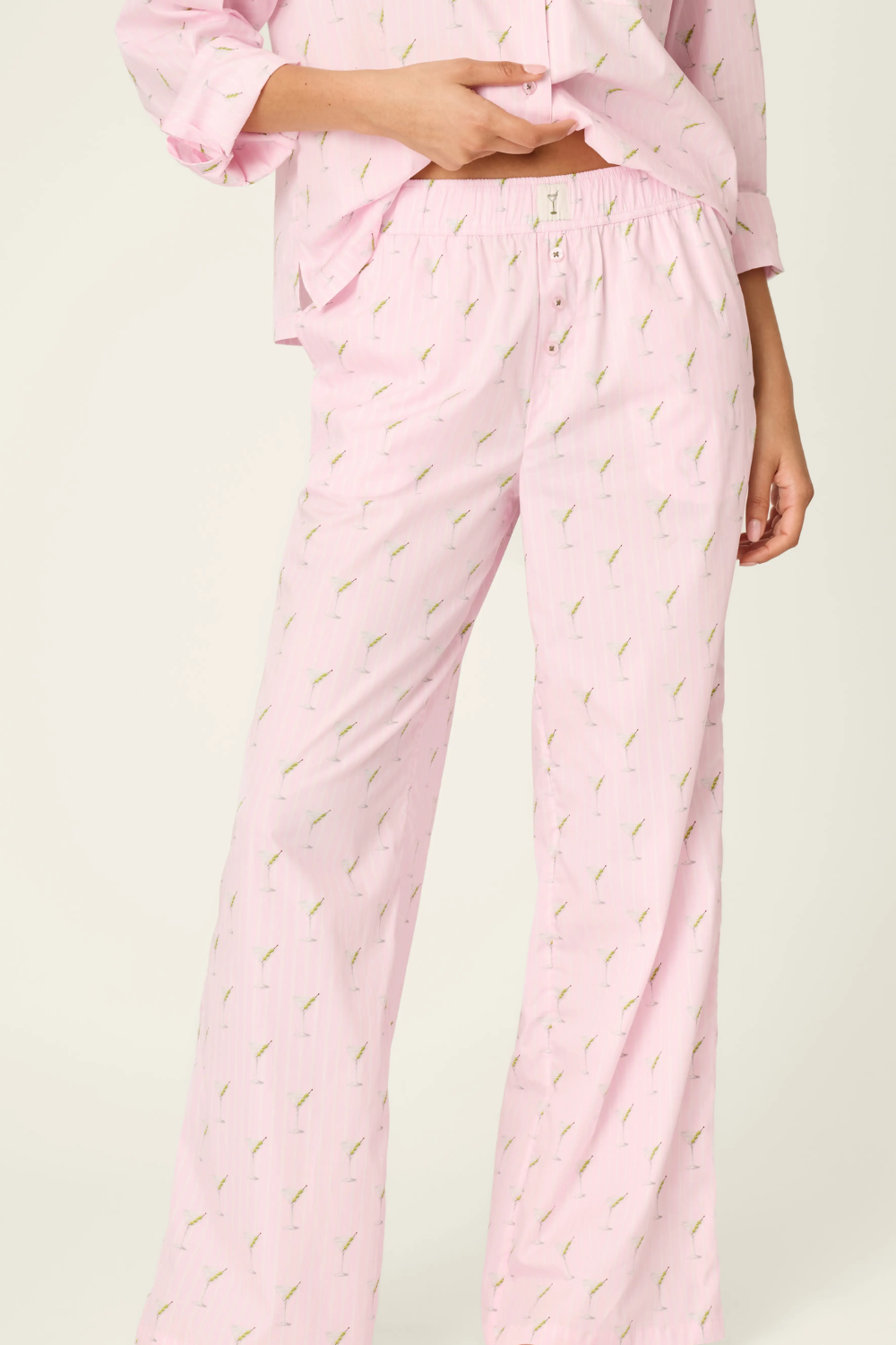 After Party Pink Long PJ Set