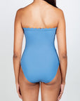 Ines Bandeau with Shelf Bra in Mystic