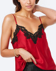 Andria Camisole in Cardinal