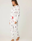 Candy Cane Lane Long Pajama Set