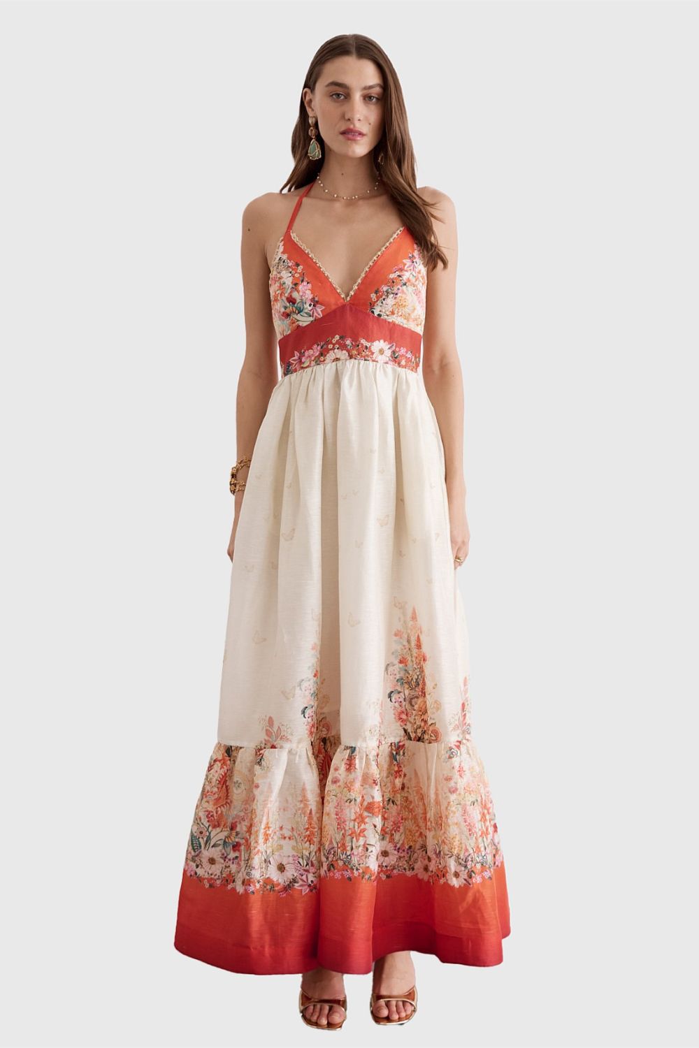 Claudia Maxi Dress in Bouquet
