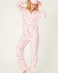 Valentine Kisses Long PJ Gift Set in Multi