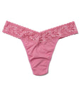 Supima Cotton Original Rise Thong in Chateau Rose Pink