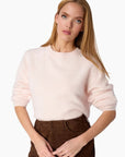 Niall Cashmere Sweater in Light Pink